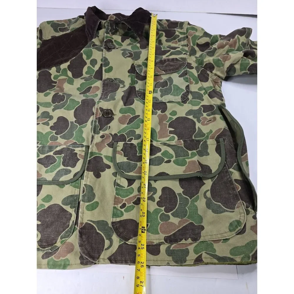 Vintage Black Sheep Hunting Jacket Men's M Medium Green‎ Camouflage Button Coat